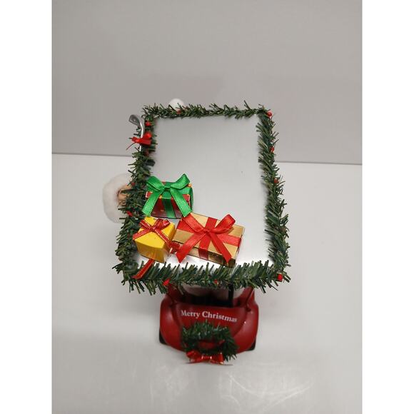 Kurt‎ S. Adler Kurt Adler 11.25-Inch Fabriché Santa Driving Golf Cart - Picture 5 of 7